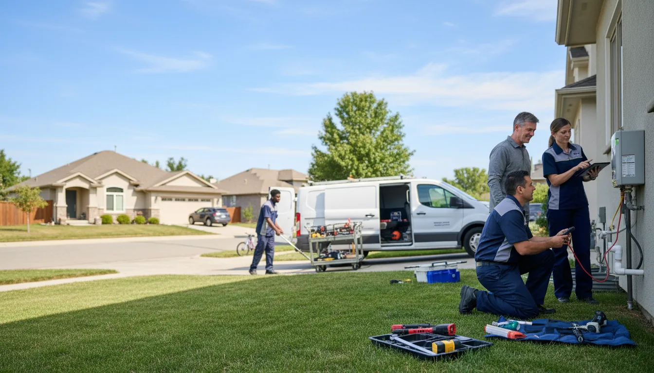 Tankless water heater service in Villa Maria, PA
